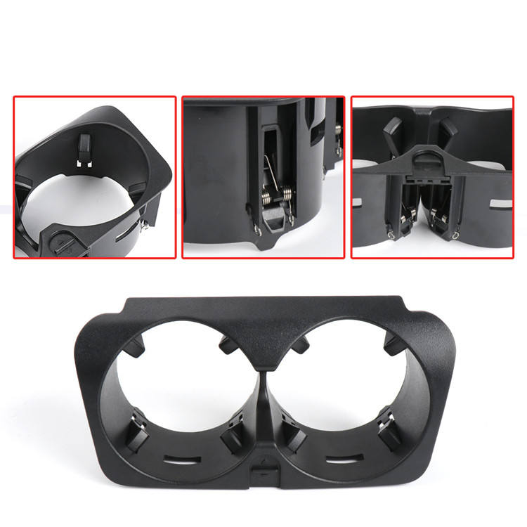 Black Center Co<i></i>nsole Cup Holder Replac<i></i>ement for Mercedes-Benz | Car Interior Accessories